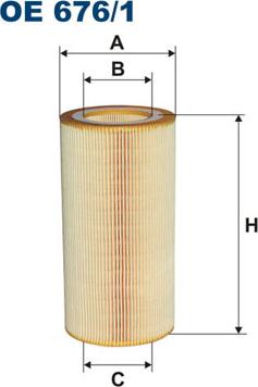 Filtron OE676/1 - Масляный фильтр parts5.com