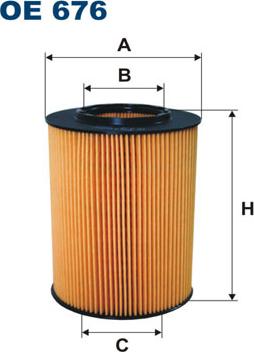 Filtron OE676 - Масляный фильтр parts5.com