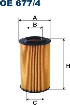 Filtron OE677/4 - Масляный фильтр parts5.com