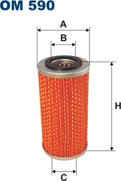 Filtron OM590 - Масляный фильтр parts5.com