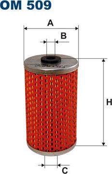 Filtron OM509 - Масляный фильтр parts5.com