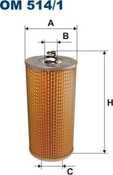 Filtron OM514/1 - Масляный фильтр parts5.com