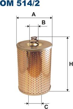 Filtron OM514/2 - Масляный фильтр parts5.com