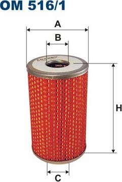 Filtron OM516/1 - Масляный фильтр parts5.com