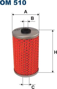 Filtron OM510 - Масляный фильтр parts5.com