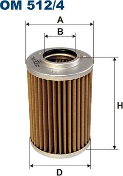 Filtron OM512/4 - Гидрофильтр, автоматическая коробка передач parts5.com