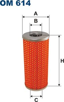 Filtron OM 614 - Масляный фильтр parts5.com