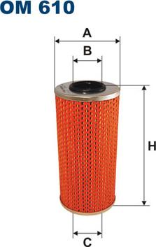 Filtron OM610 - Масляный фильтр parts5.com