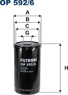 Filtron OP592/6 - Масляный фильтр parts5.com