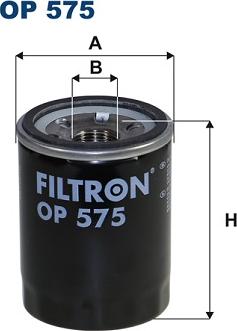 Filtron OP575 - Масляный фильтр parts5.com