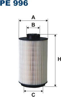 Filtron PE996 - Топливный фильтр parts5.com