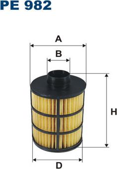 Filtron PE982 - Топливный фильтр parts5.com