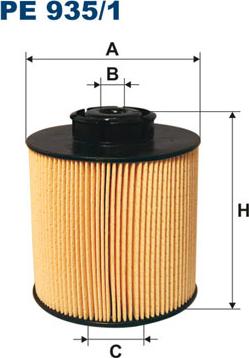 Filtron PE935/1 - Топливный фильтр parts5.com