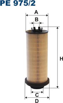 Filtron PE975/2 - Топливный фильтр parts5.com