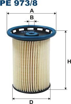 Filtron PE973/8 - Топливный фильтр parts5.com