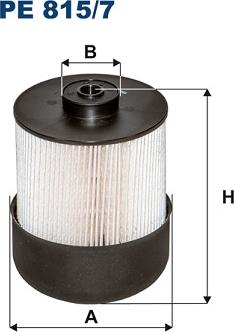 Filtron PE815/7 - Топливный фильтр parts5.com