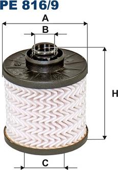 Filtron PE816/9 - Топливный фильтр parts5.com