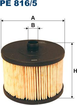 Filtron PE816/5 - Топливный фильтр parts5.com