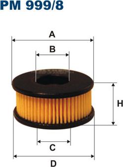 Filtron PM 999/8 - Топливный фильтр parts5.com