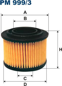 Filtron PM 999/3 - Топливный фильтр parts5.com