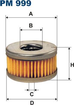 Filtron PM 999 - Топливный фильтр parts5.com