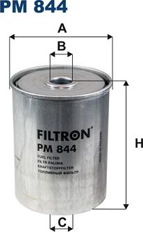 Filtron PM844 - Топливный фильтр parts5.com
