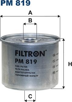 Filtron PM819 - Топливный фильтр parts5.com