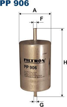 Filtron PP906 - Fuel filter parts5.com