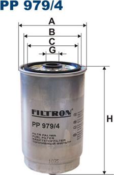 Filtron PP979/4 - Топливный фильтр parts5.com