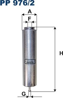 Filtron PP976/2 - Топливный фильтр parts5.com