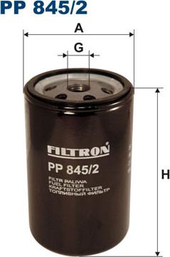 Filtron PP845/2 - Топливный фильтр parts5.com