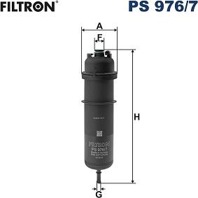 Filtron PS 976/7 - Топливный фильтр parts5.com