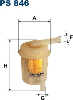 Filtron PS846 - Fuel filter parts5.com