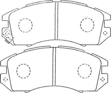 SAFETY TA295WK - Тормозные колодки, дисковые, комплект parts5.com