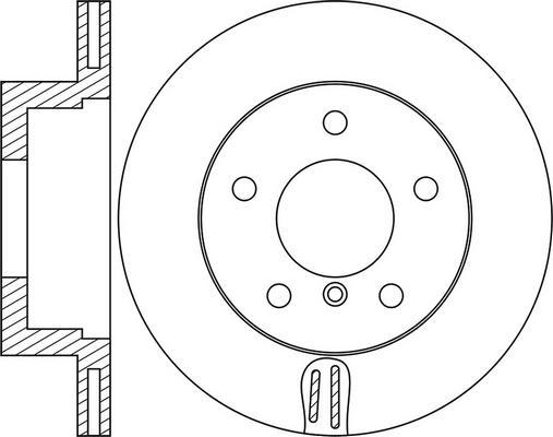 KRAFT AUTOMOTIVE 6042770 - Тормозной диск parts5.com