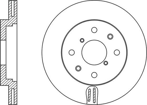 TRW DF4824 - Тормозной диск parts5.com