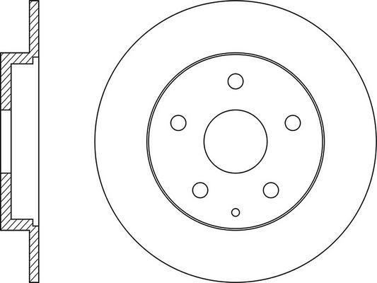 Febi Bilstein 108430 - Тормозной диск parts5.com