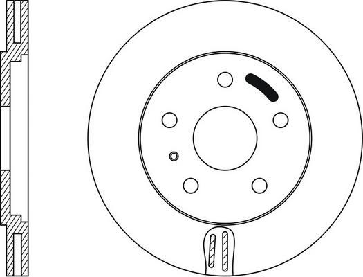 Febi Bilstein 06548 - Тормозной диск parts5.com