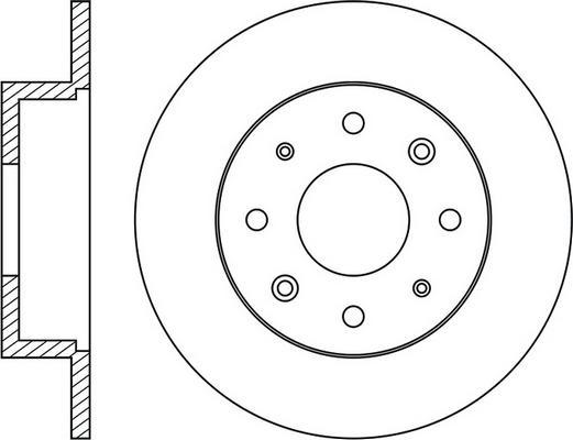 NATIONAL NBD377 - Тормозной диск parts5.com