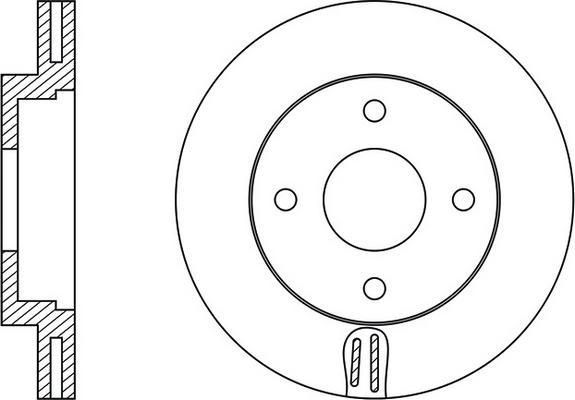 Delphi BG4742C - Тормозной диск parts5.com