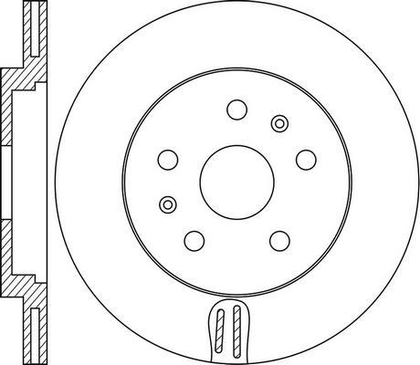 A.B.S. 17499 - Тормозной диск parts5.com