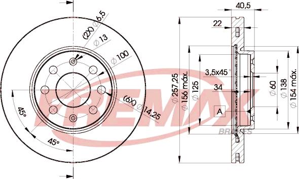 FREMAX BD-0920 - Тормозной диск parts5.com