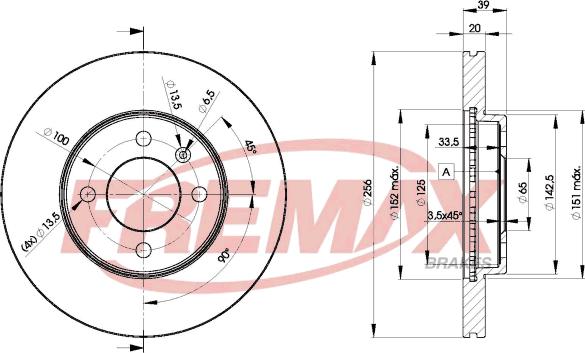 FREMAX BD-3790 - Тормозной диск parts5.com