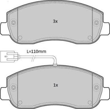 FREMAX FBP-1939 - Тормозные колодки, дисковые, комплект parts5.com