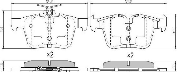 FREMAX FBP-1977 - Тормозные колодки, дисковые, комплект parts5.com