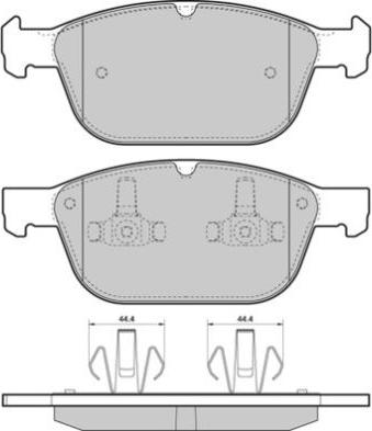 FREMAX FBP-1678 - Тормозные колодки, дисковые, комплект parts5.com