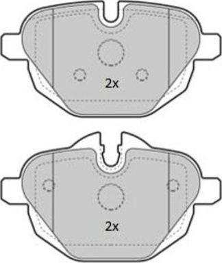 FREMAX FBP-1854 - Тормозные колодки, дисковые, комплект parts5.com