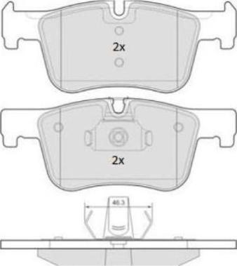 FREMAX FBP-1873 - Тормозные колодки, дисковые, комплект parts5.com