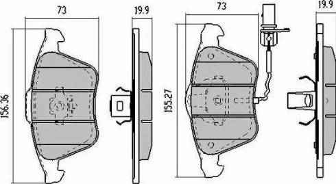 FREMAX FBP-1302-01 - Тормозные колодки, дисковые, комплект parts5.com