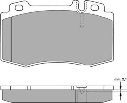 FREMAX FBP-1299 - Тормозные колодки, дисковые, комплект parts5.com